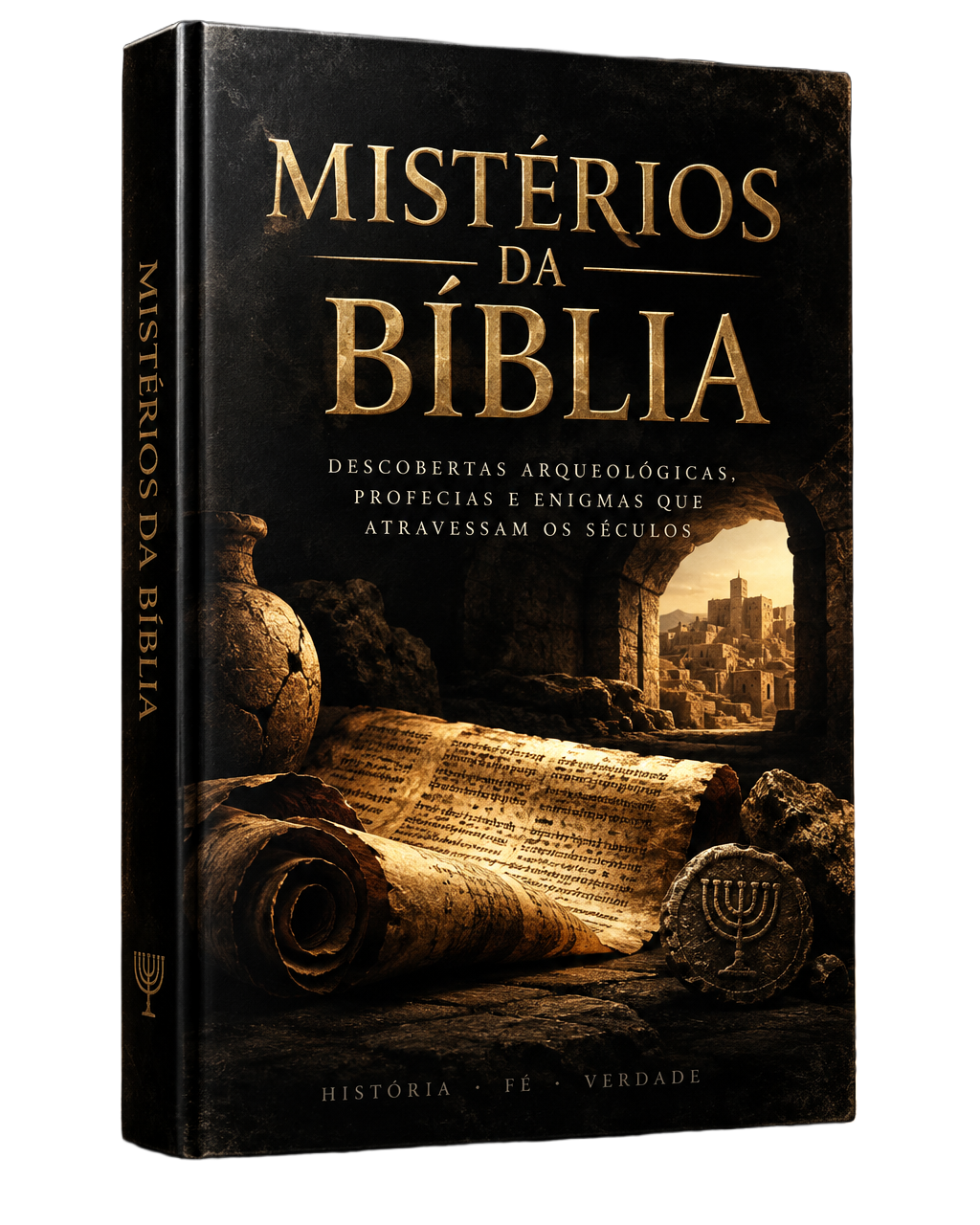 Mockup do e-book Mistérios da Bíblia